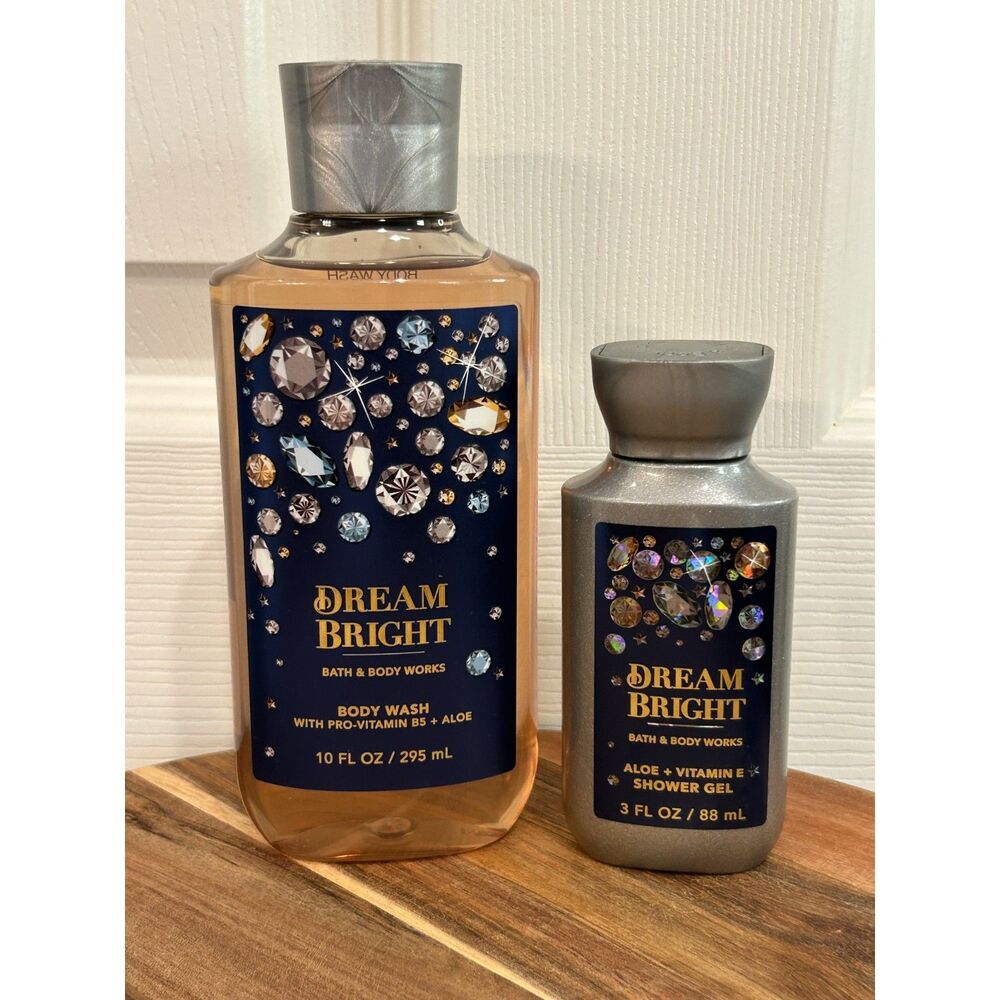Bath & Body Works Dream Bright Gift Set Body Wash 10oz / Shower Gel 3oz